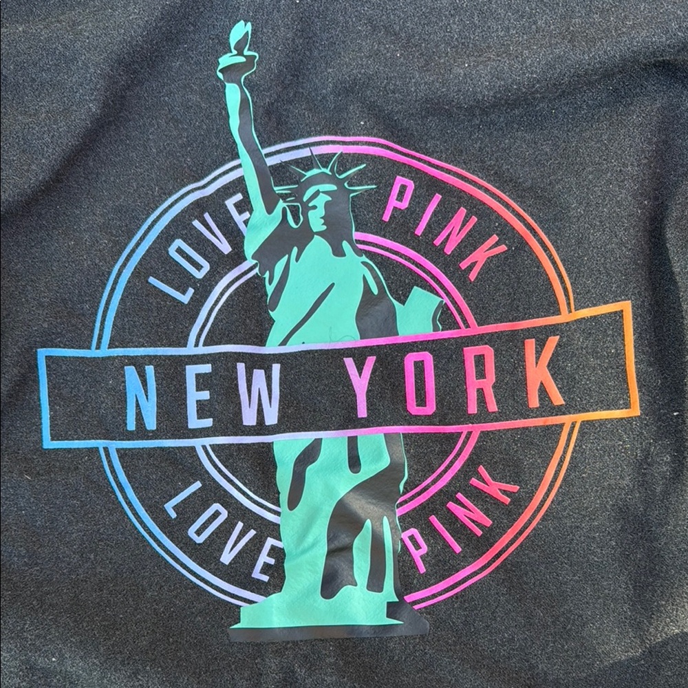 PINK Victoria's Secret New York Graphic Jacket
